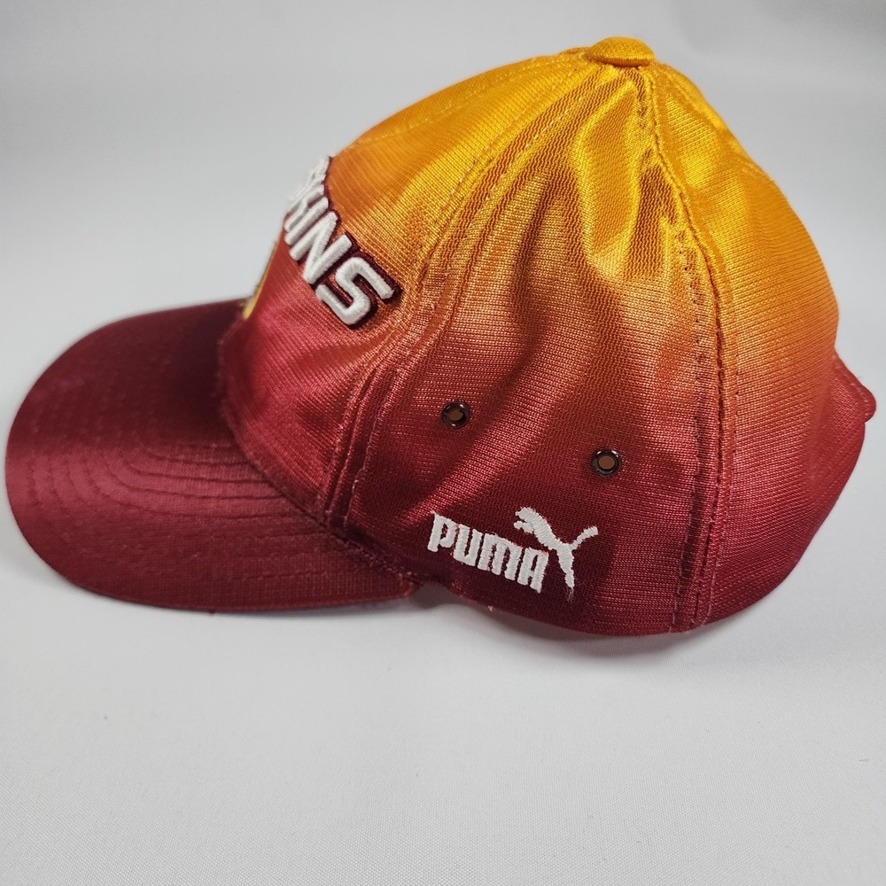 VINTAGE Washington Redskins Hat Cap Snap Back One Size Red NFL Football Puma 90s - Picture 3 of 8
